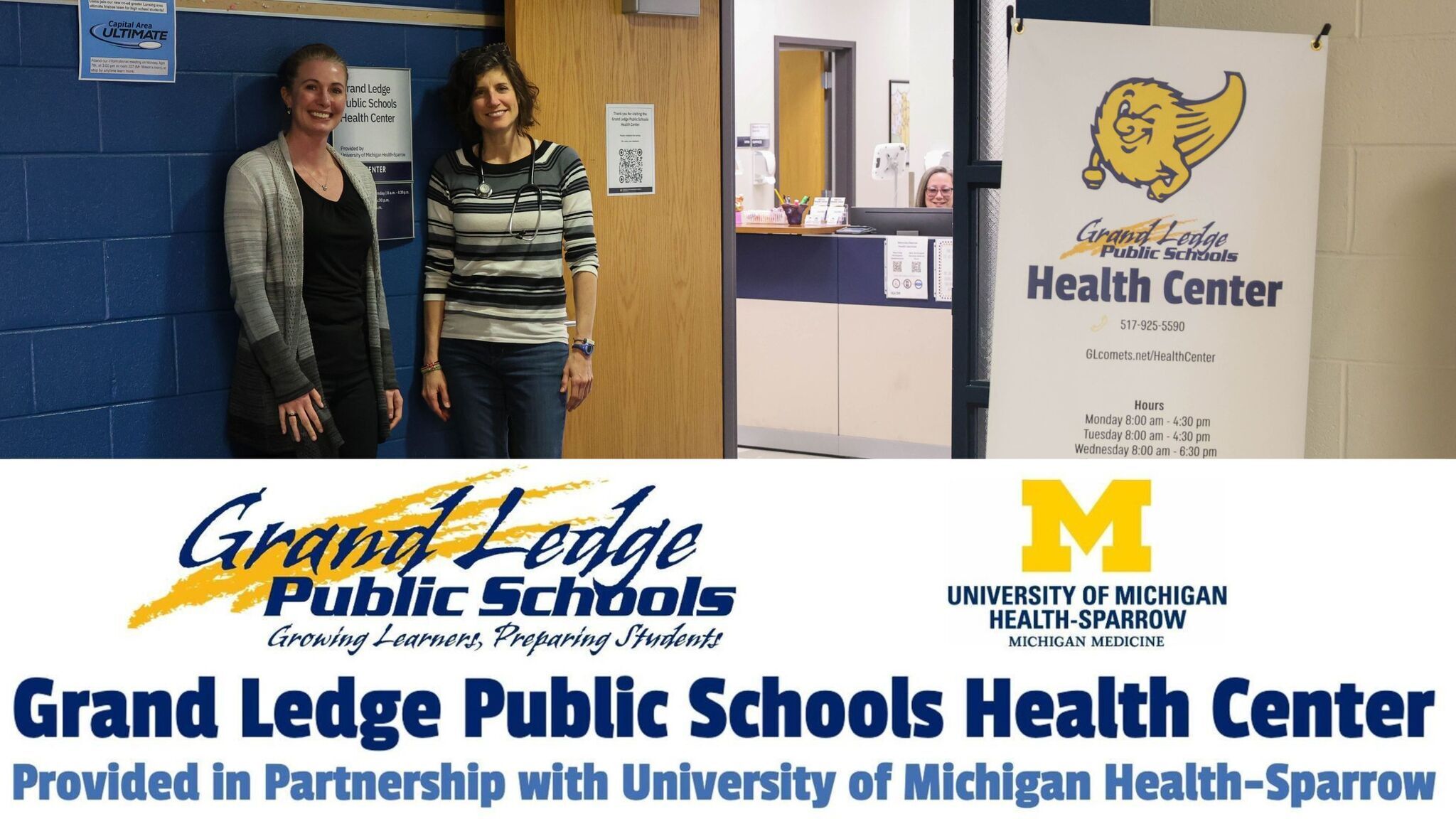Grand Ledge Public Schools Health Center Provided in Partnership with University of Michigan Health-Sparrow